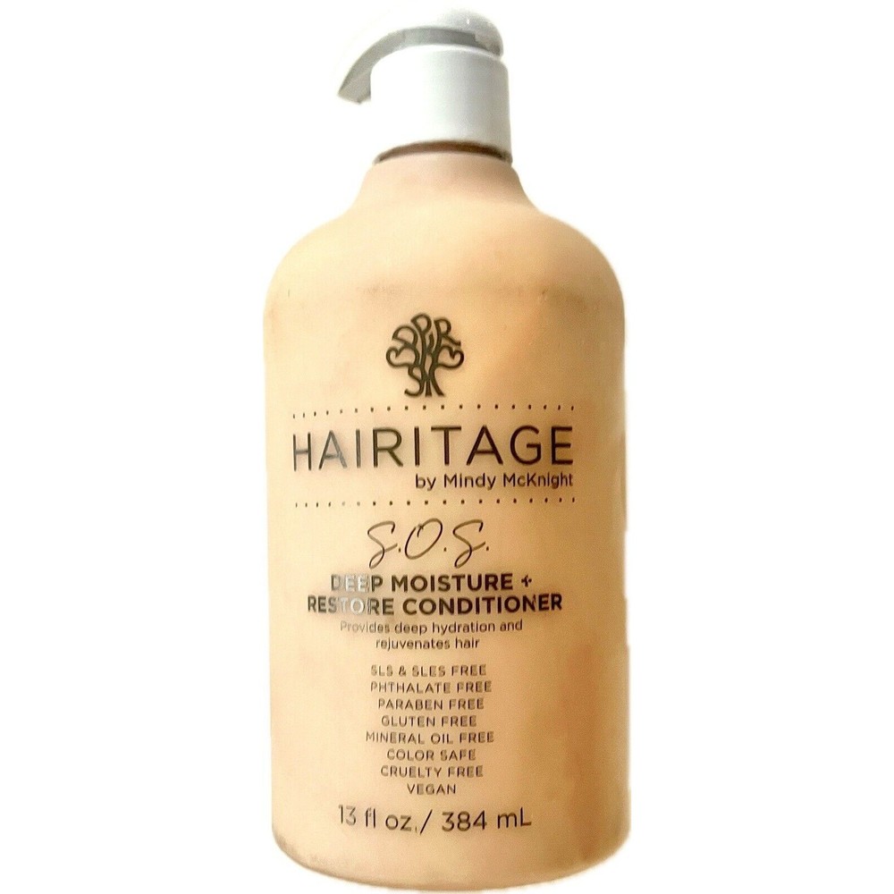 Hairitage SOS Deep Moisture + Restore Hair Conditioner 13 Fl Oz